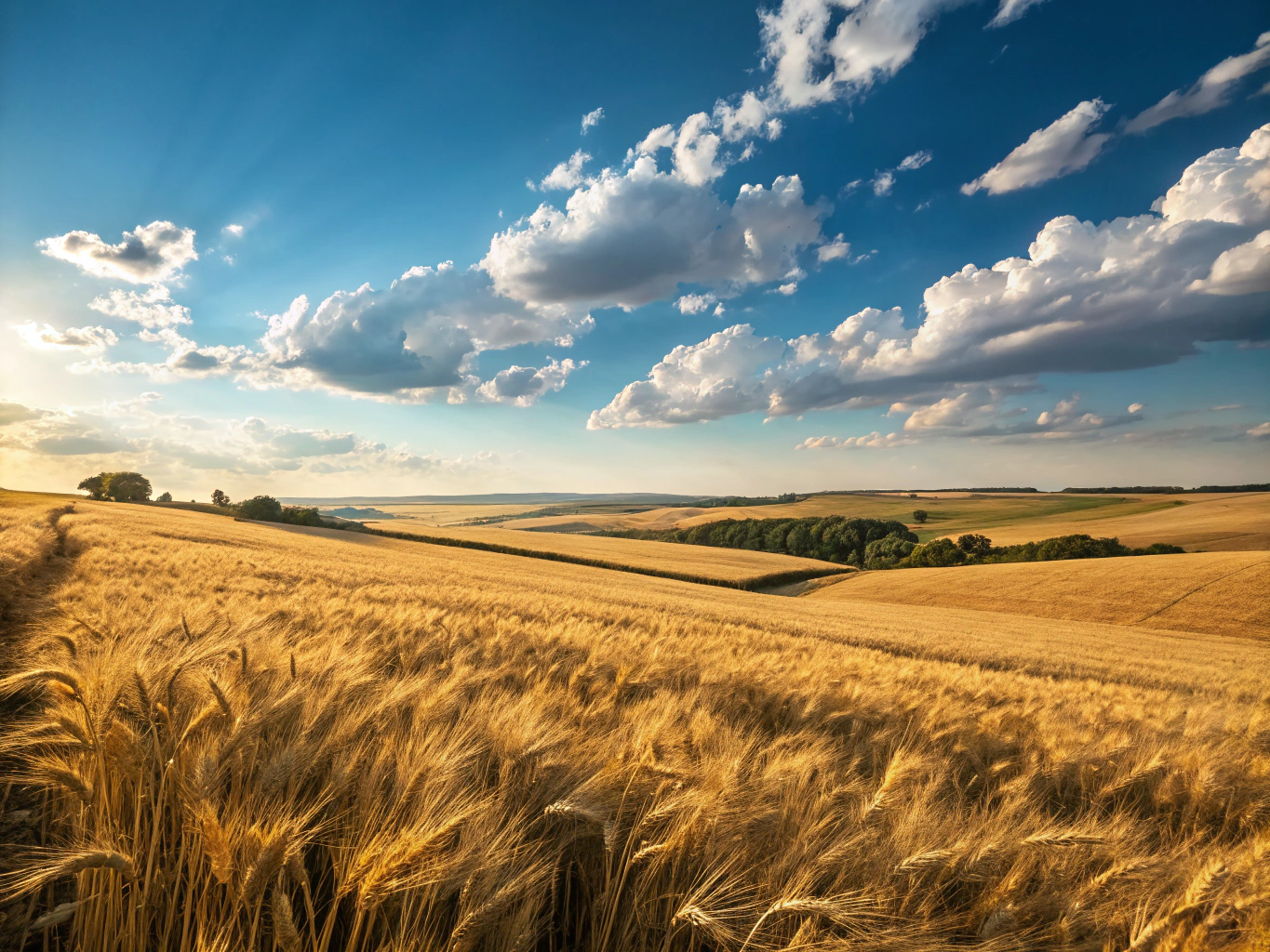Corn Landscape Background